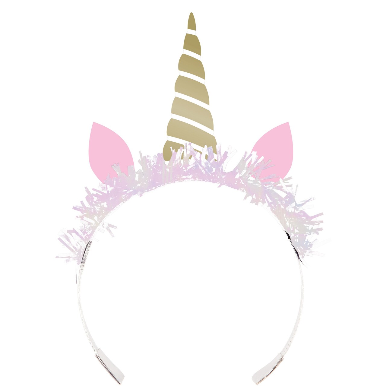 Party Central Sparkling Unicorn Tiara Party Headbands - 6" - Club Pack of 48